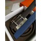 Fake Hermes H d'Ancre Reversible Belt Indigo/Black Epsom Leather Replica Replica Hermes H d'Ancre Reversible Belt Indigo/Black Epsom Leather