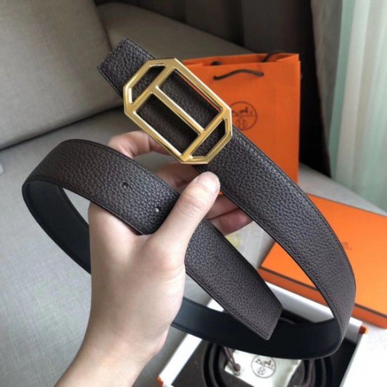 Replica Hermes Pad Reversible Belt Cafe Clemence Leather Replica Hermes Pad Reversible Belt Cafe Clemence Leather