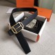 Fake Hermes Pad Reversible Belt Black Clemence Leather Replica Replica Hermes Pad Reversible Belt Black Clemence Leather