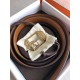 Fake Hermes Pad Reversible Belt Ruby/Brown Epsom Leather Replica Replica Hermes Pad Reversible Belt Ruby/Brown Epsom Leather
