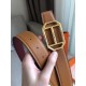 Fake Hermes Pad Reversible Belt Ruby/Brown Epsom Leather Replica Replica Hermes Pad Reversible Belt Ruby/Brown Epsom Leather