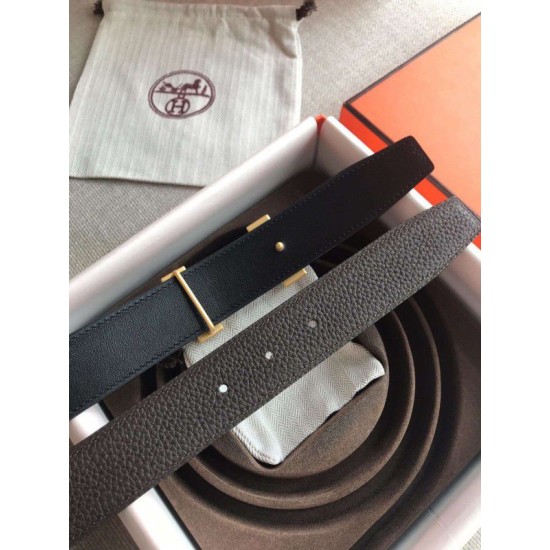 Fake Hermes Quizz 32mm Reversible Belt Cafe Clemence Leather Replica Fake Hermes Quizz 32mm Reversible Belt Cafe Clemence Leather Replica
