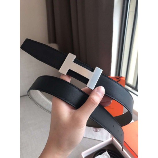 Fake Hermes Quizz 32mm Reversible Belt Grey Clemence Leather Replica Replica Hermes Quizz 32mm Reversible Belt Grey Clemence Leather