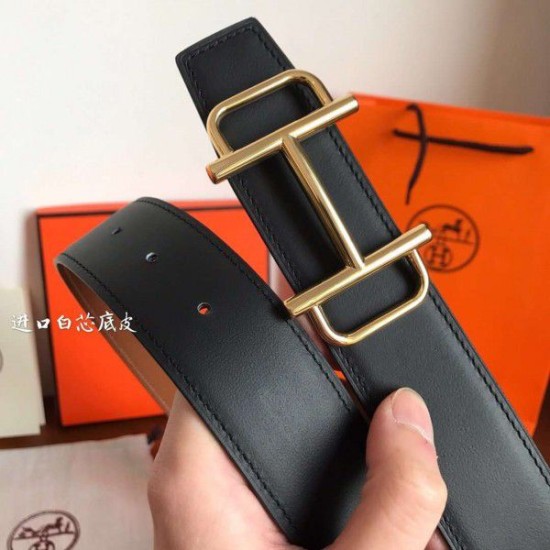 Replica Hermes Royal 38MM Reversible Belt Brown Clemence Leather Replica Hermes Royal 38MM Reversible Belt Brown Clemence Leather