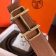 Replica Hermes Royal 38MM Reversible Belt Brown Clemence Leather Replica Hermes Royal 38MM Reversible Belt Brown Clemence Leather