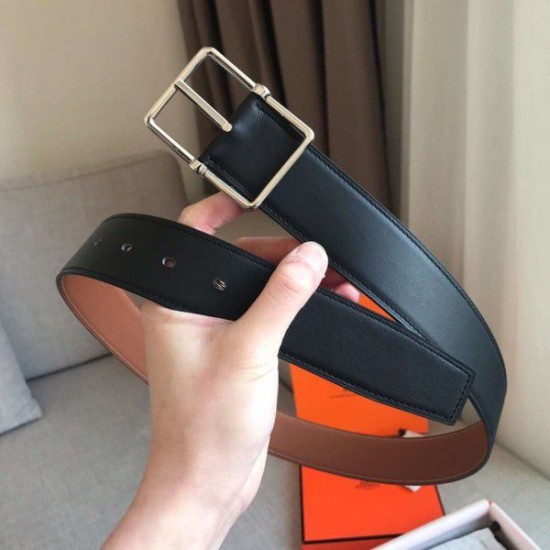Fake Hermes Brown Saddle 38MM Reversible Belt Replica Replica Hermes Brown Saddle 38MM Reversible Belt
