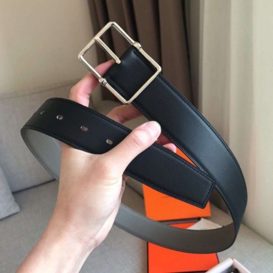 Replica Hermes Grey Saddle 38MM Reversible Belt Replica Hermes Grey Saddle 38MM Reversible Belt