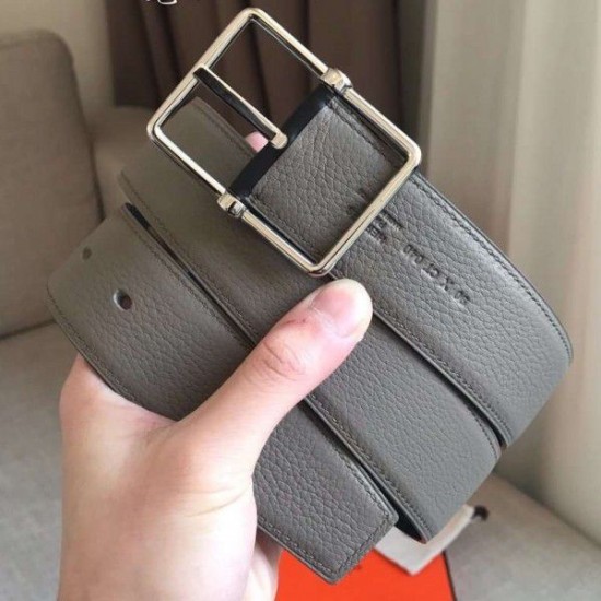 Replica Hermes Grey Saddle 38MM Reversible Belt Replica Hermes Grey Saddle 38MM Reversible Belt