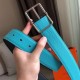 Replica Hermes Bleu Obscur Saddle 38MM Reversible Belt Replica Hermes Bleu Obscur Saddle 38MM Reversible Belt