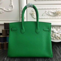 Replica Hermes Birkin 30cm 35cm Bag In Bamboo Clemence Leather