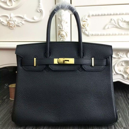 Replica Hermes Birkin 30cm 35cm Bag In Black Clemence Leather Replica Hermes Birkin 30cm 35cm Bag In Black Clemence Leather