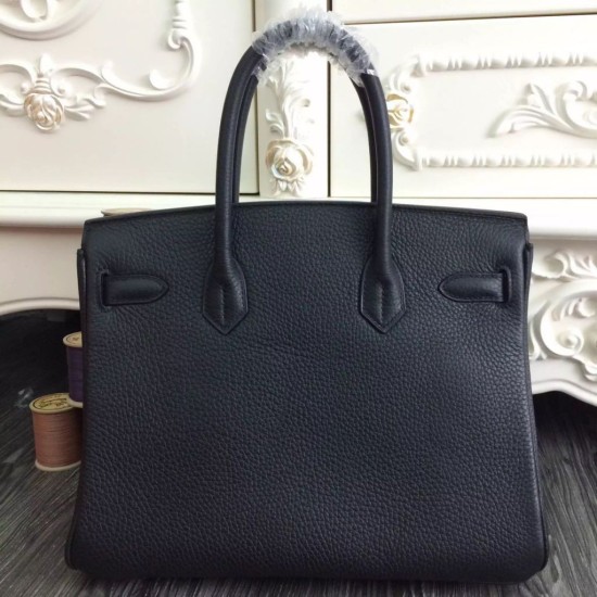 Replica Hermes Birkin 30cm 35cm Bag In Black Clemence Leather Replica Hermes Birkin 30cm 35cm Bag In Black Clemence Leather