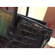 Replica Hermes Birkin 30cm 35cm Bag In Black Crocodile Leather Replica Hermes Birkin 30cm 35cm Bag In Black Crocodile Leather