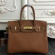 Fake Hermes Birkin 30cm 35cm Bag In Brown Clemence Leather Replica Replica Hermes Birkin 30cm 35cm Bag In Brown Clemence Leather