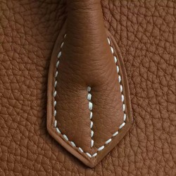 Replica Hermes Birkin 30cm 35cm Bag In Brown Clemence Leather