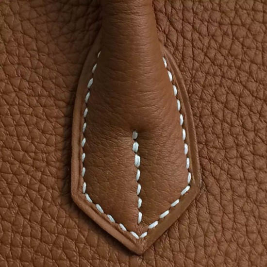 Fake Hermes Birkin 30cm 35cm Bag In Brown Clemence Leather Replica Replica Hermes Birkin 30cm 35cm Bag In Brown Clemence Leather