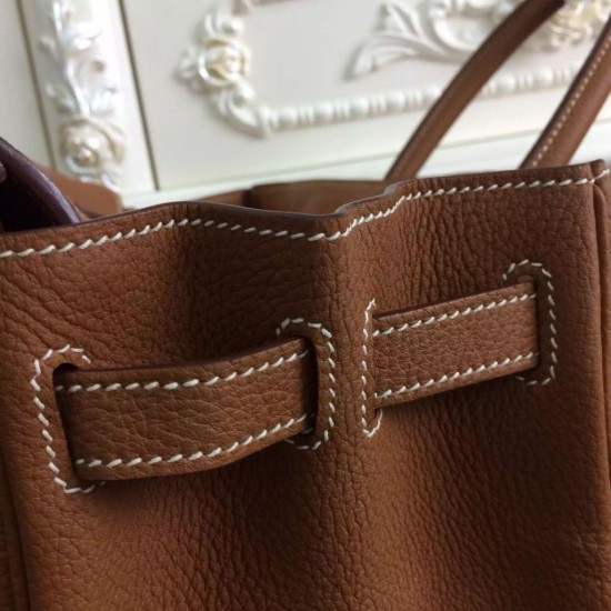 Fake Hermes Birkin 30cm 35cm Bag In Brown Clemence Leather Replica Replica Hermes Birkin 30cm 35cm Bag In Brown Clemence Leather