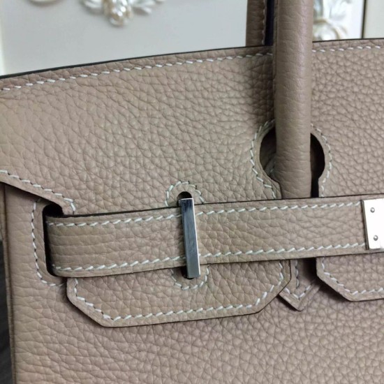Fake Hermes Birkin 30cm 35cm Bag In Grey Clemence Leather Replica Fake Hermes Birkin 30cm 35cm Bag In Grey Clemence Leather Replica