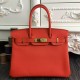 Replica Hermes Birkin 30cm 35cm Bag In Orange Clemence Leather Replica Hermes Birkin 30cm 35cm Bag In Orange Clemence Leather