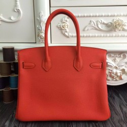 Replica Hermes Birkin 30cm 35cm Bag In Orange Clemence Leather Replica Hermes Birkin 30cm 35cm Bag In Orange Clemence Leather