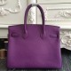 Fake Hermes Birkin 30cm 35cm Bag In Purple Clemence Leather Replica Replica Hermes Birkin 30cm 35cm Bag In Purple Clemence Leather