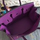 Fake Hermes Birkin 30cm 35cm Bag In Purple Clemence Leather Replica Replica Hermes Birkin 30cm 35cm Bag In Purple Clemence Leather