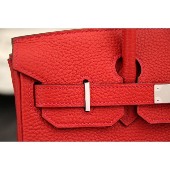 Replica Hermes Birkin 30cm 35cm Bag In Red Clemence Leather Replica Hermes Birkin 30cm 35cm Bag In Red Clemence Leather