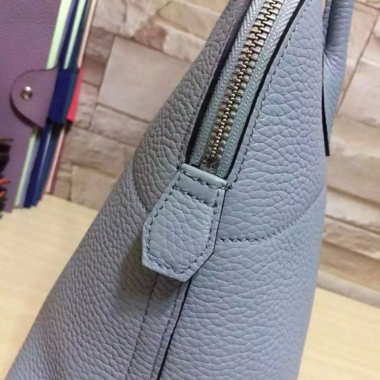 Fake Hermes Bolide 31 35 Bag In Azure Clemence Leather Replica Replica Hermes Bolide 31 35 Bag In Azure Clemence Leather