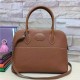 Replica Hermes Bolide 31 35 Bag In Brown Clemence Leather Replica Hermes Bolide 31 35 Bag In Brown Clemence Leather