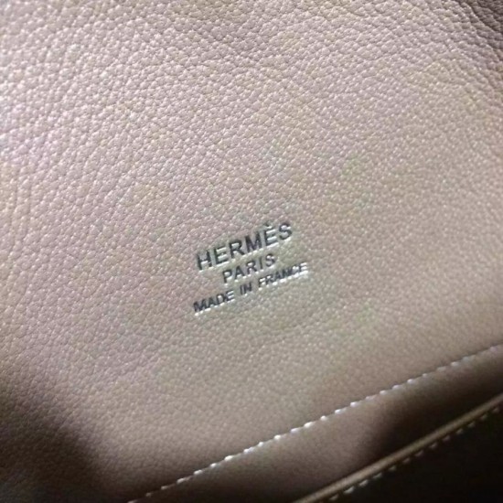 Fake Hermes Bolide 31 35 Bag In Grey Clemence Leather Replica Fake Hermes Bolide 31 35 Bag In Grey Clemence Leather Replica