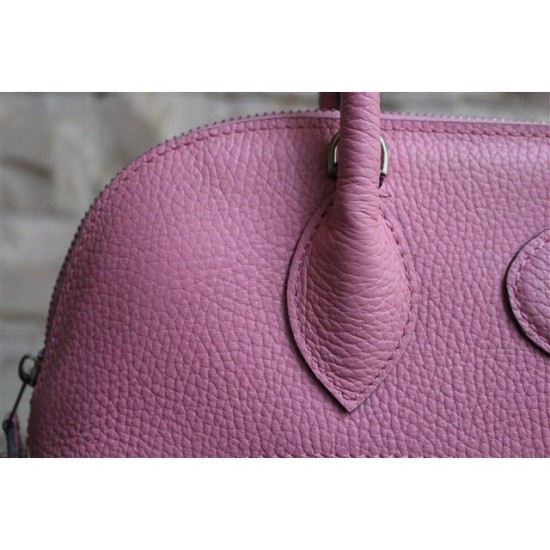 Replica Hermes Bolide 31 35 Bag In Pink Clemence Leather Fake Hermes Bolide 31 35 Bag In Pink Clemence Leather Replica