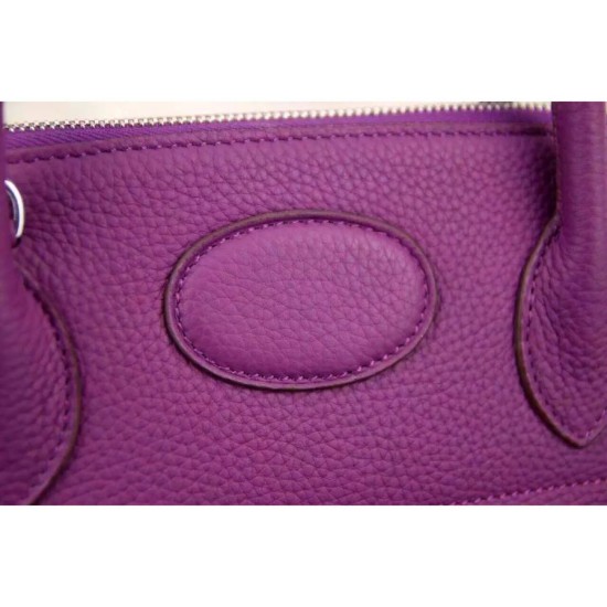 Fake Hermes Bolide 31 35 Bag In Purple Clemence Leather Replica Fake Hermes Bolide 31 35 Bag In Purple Clemence Leather Replica