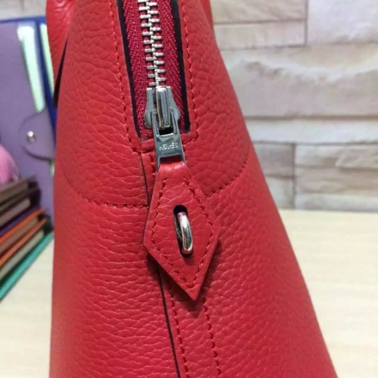 Replica Hermes Bolide 31 35 Bag In Red Clemence Leather Replica Hermes Bolide 31 35 Bag In Red Clemence Leather