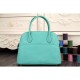 Replica Hermes Bolide Tote Bag In Turquoise Leather
