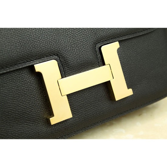 Fake Hermes Constance Bag In Black Epsom Leather Replica Fake Hermes Constance Bag In Black Epsom Leather Replica