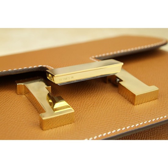 Replica Hermes Constance Bag In Brown Epsom Leather Replica Hermes Constance Bag In Brown Epsom Leather