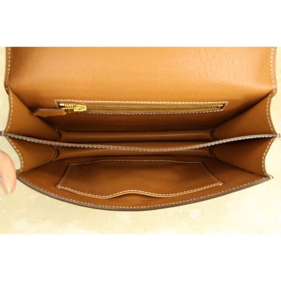Replica Hermes Constance Bag In Brown Epsom Leather Replica Hermes Constance Bag In Brown Epsom Leather