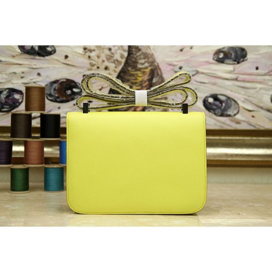 Replica Hermes Constance Bag In Yellow Epsom Leather Replica Hermes Constance Bag In Yellow Epsom Leather