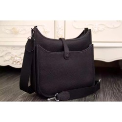 Replica Hermes Black Evelyne II TPM And III PM Bag