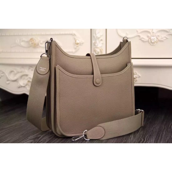 Replica Hermes Grey Evelyne III PM Bag Replica Hermes Grey Evelyne III PM Bag