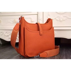 Fake Hermes Orange Evelyne II TPM And III PM Bag Replica Replica Hermes Orange Evelyne II TPM And III PM Bag