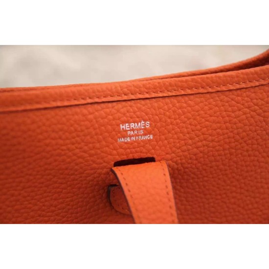 Fake Hermes Orange Evelyne II TPM And III PM Bag Replica Replica Hermes Orange Evelyne II TPM And III PM Bag
