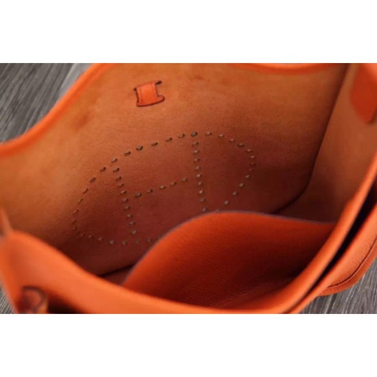 Fake Hermes Orange Evelyne II TPM And III PM Bag Replica Replica Hermes Orange Evelyne II TPM And III PM Bag