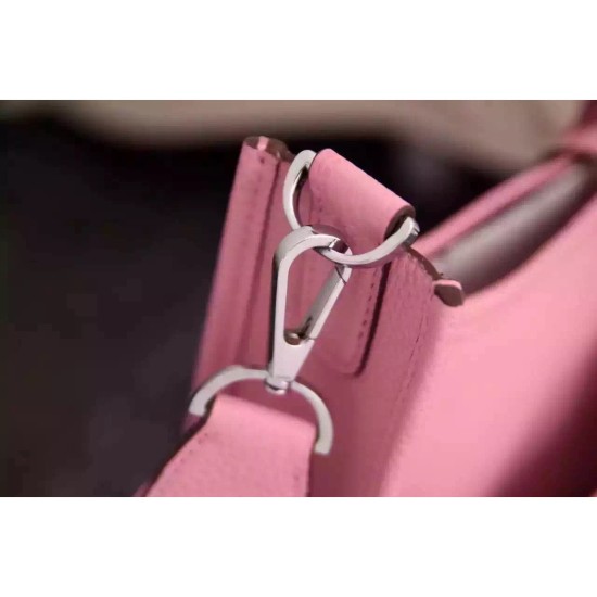 Fake Hermes Pink Evelyne II TPM And III PM Bag Replica