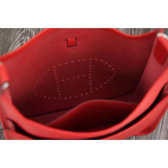 Fake Hermes Vermillion Evelyne II TPM And III PM Bag Replica Replica Hermes Vermillion Evelyne II TPM And III PM Bag