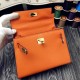 Fake Hermes Kelly 20cm Bag In Orange Epsom Leather Replica Fake Hermes Kelly 20cm Bag In Orange Epsom Leather Replica