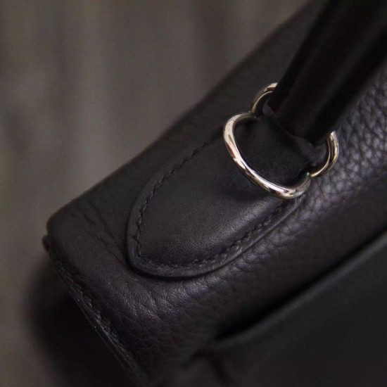 Fake Hermes Kelly Bag 28,32CM In Black Clemence Leather Replica Replica Hermes Kelly Bag 28,32CM In Black Clemence Leather