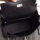 Fake Hermes Kelly Bag 28,32CM In Black Clemence Leather Replica Replica Hermes Kelly Bag 28,32CM In Black Clemence Leather