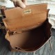 Replica Hermes Kelly Bag 28,32CM In Brown Clemence Leather Replica Hermes Kelly Bag 28,32CM In Brown Clemence Leather