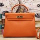 Fake Hermes Kelly Bag 28,32CM In Orange Clemence Leather Replica Replica Hermes Kelly Bag 28,32CM In Orange Clemence Leather